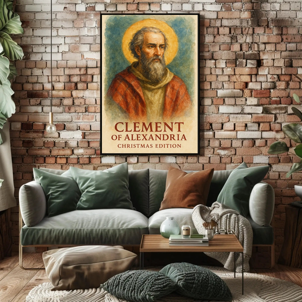 Clement of Alexandria Christmas Art Religious Heritage Poster
