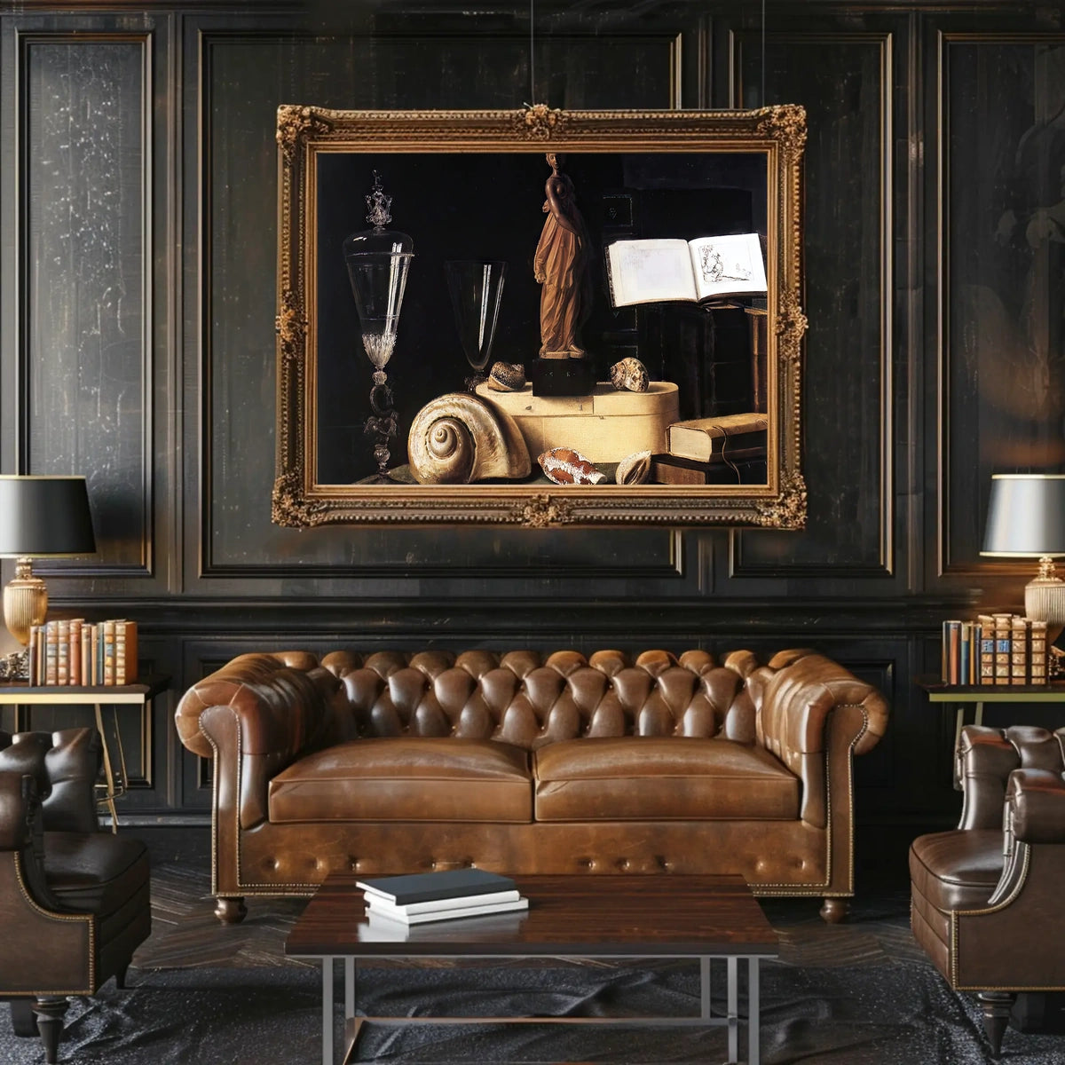 Classic Elegance: Baroque Still Life Art Poster