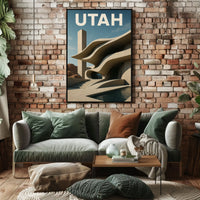 Architectural Wonders Of Utah Poster