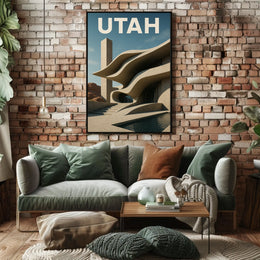 Architectural Wonders Of Utah Poster