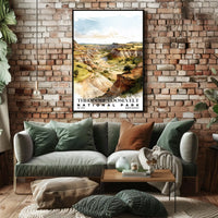 Theodore Roosevelt Watercolor Wall Art Poster