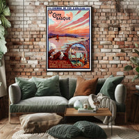 La Côte Basque Travel Poster