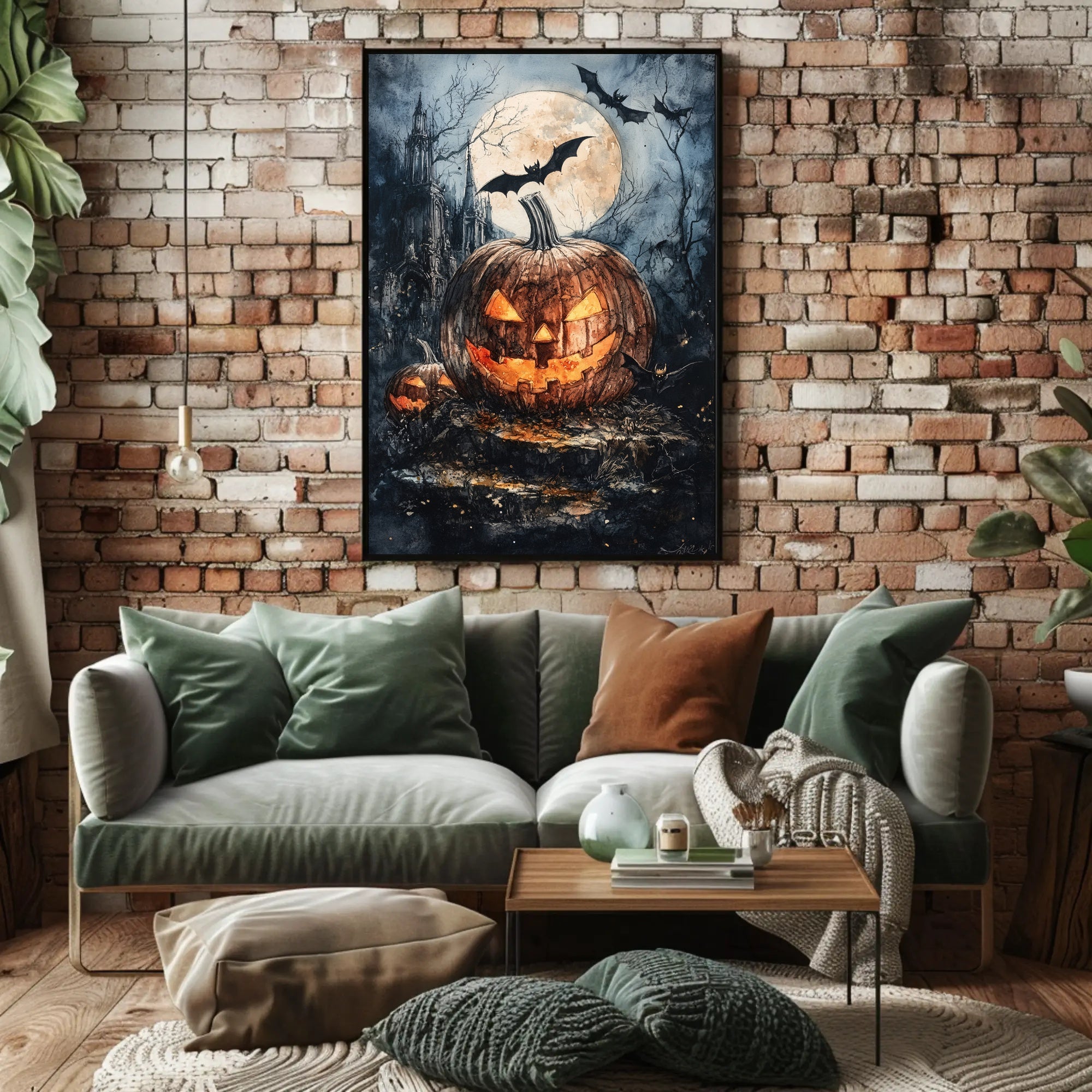 Haunted Halloween Night Poster