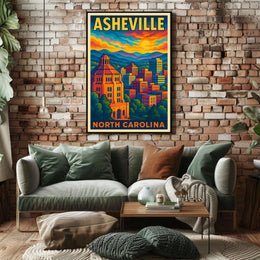Asheville, North Carolina Poster