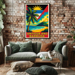 Antigua And Barbuda Paradise Poster