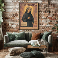 Saint Faustina Poster PosterGoat