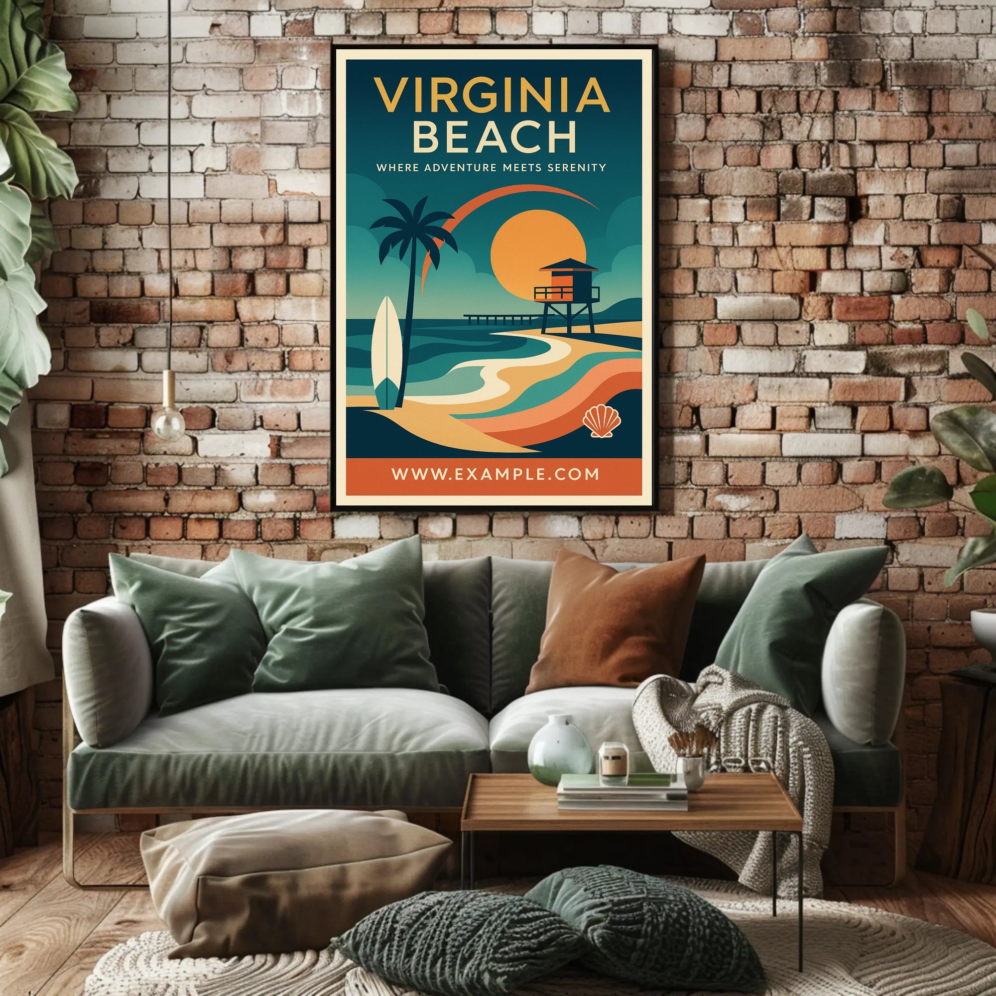 Virginia Beach Adventure Poster Print