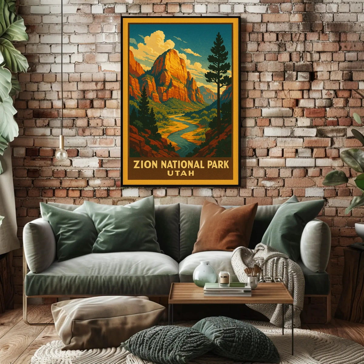 Zion National Park Utah Poster