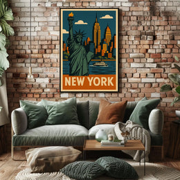 New York City Skyline Poster