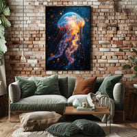 Ethereal Jellyfish Poster