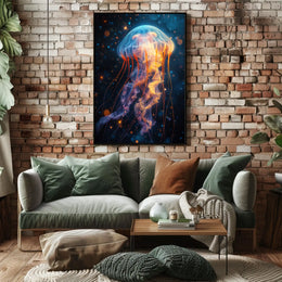 Ethereal Jellyfish Poster