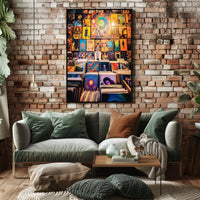 Vibrant Vinyl Collection Poster