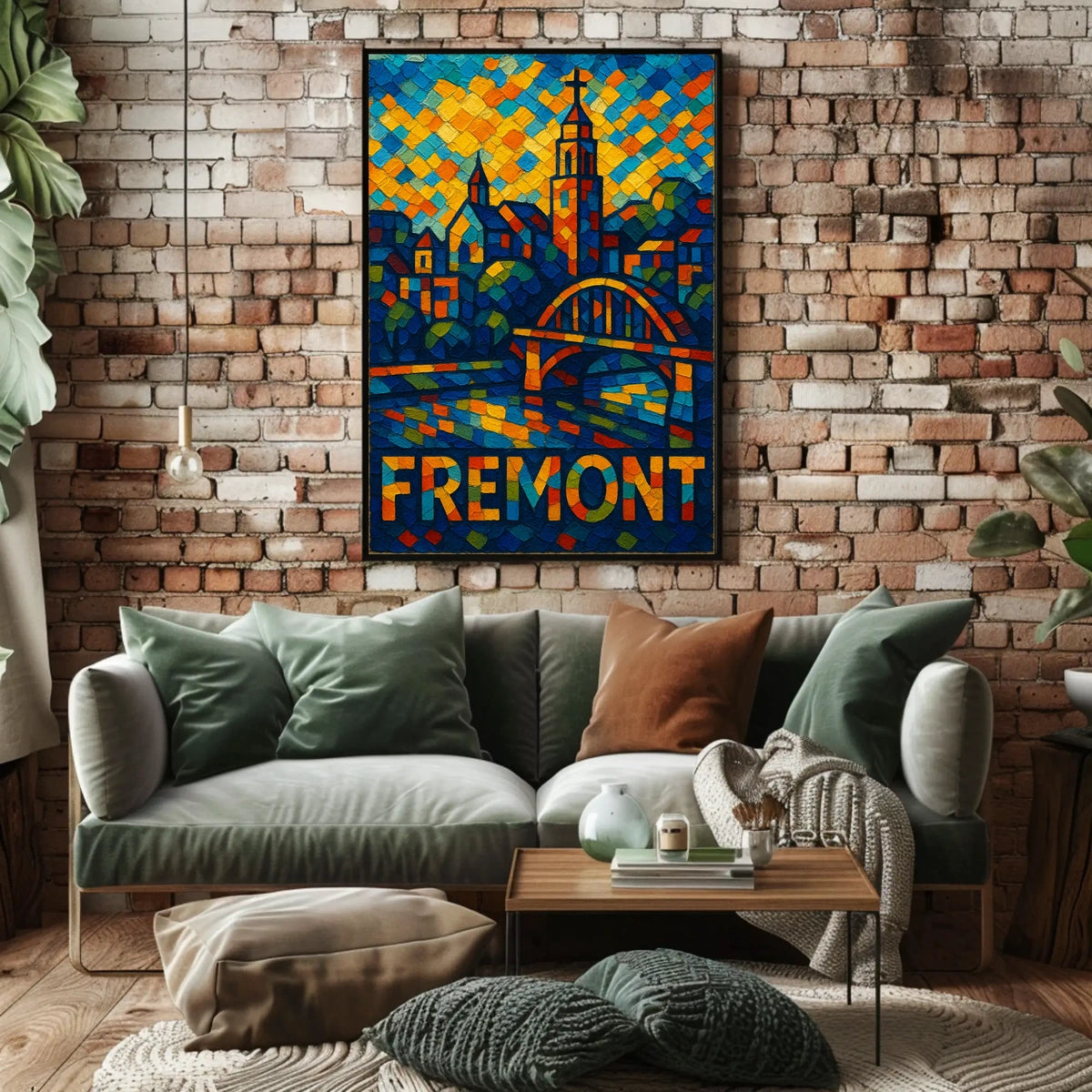 Fremont Vibrant Cityscape Poster