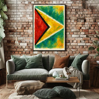 Abstract National Colors Poster
