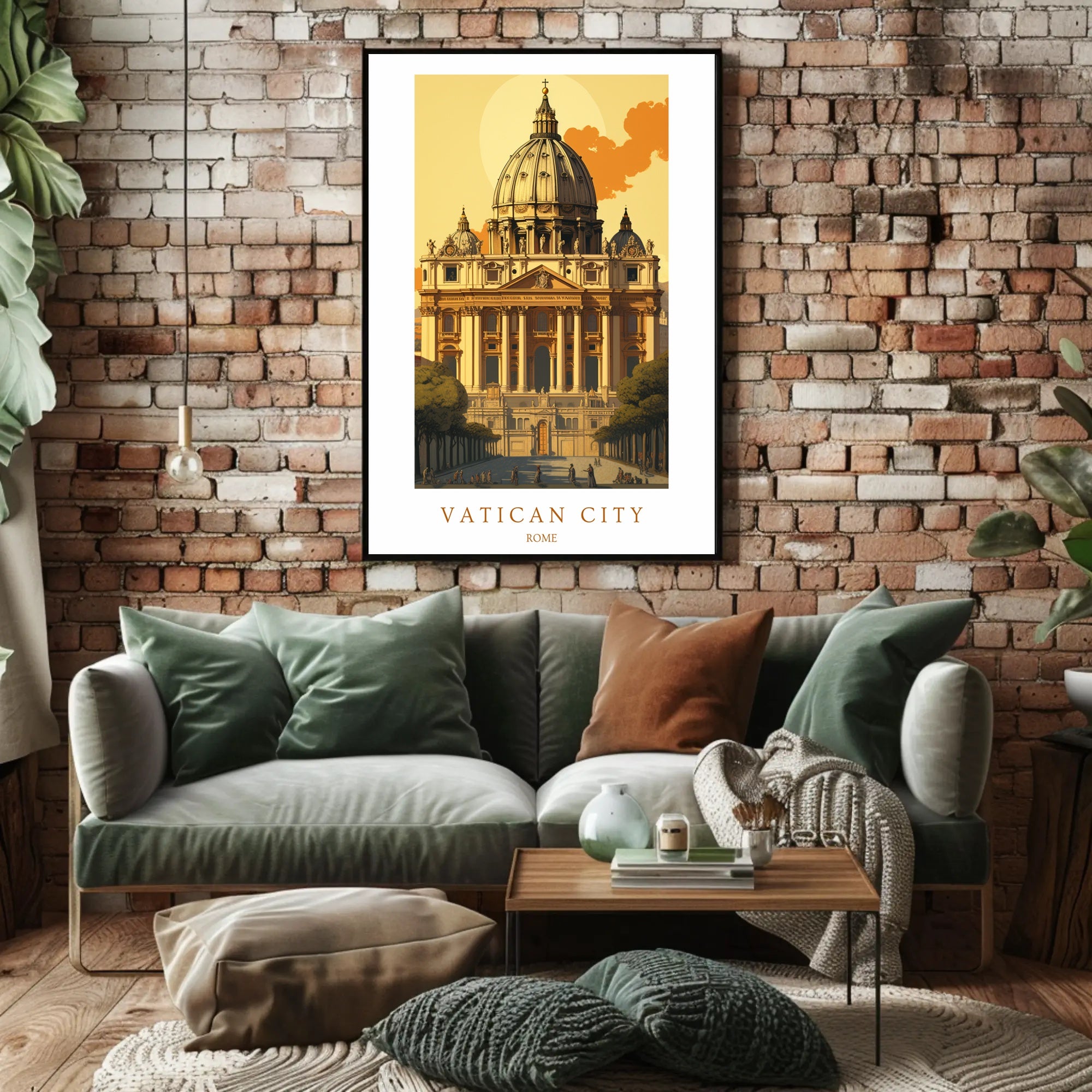 Vatican City Architectural Poster PosterGoat