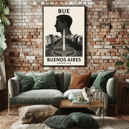 Buenos Aires Silhouette Poster