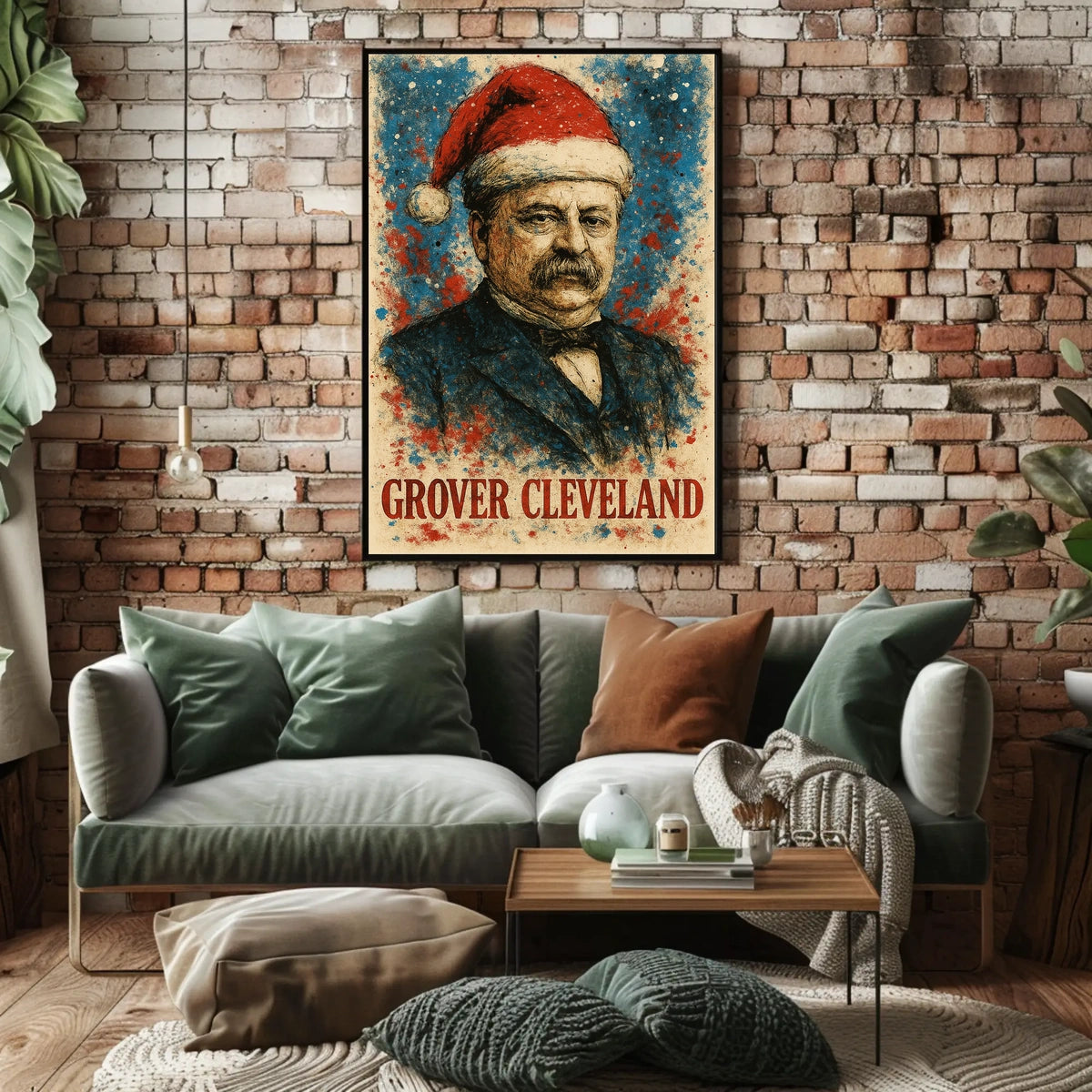 Grover Cleveland 24th President of the United States Christmas SeriesPoster