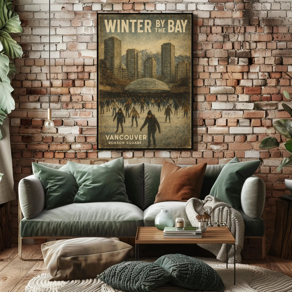 Winter By The Bay Vancouver Poster