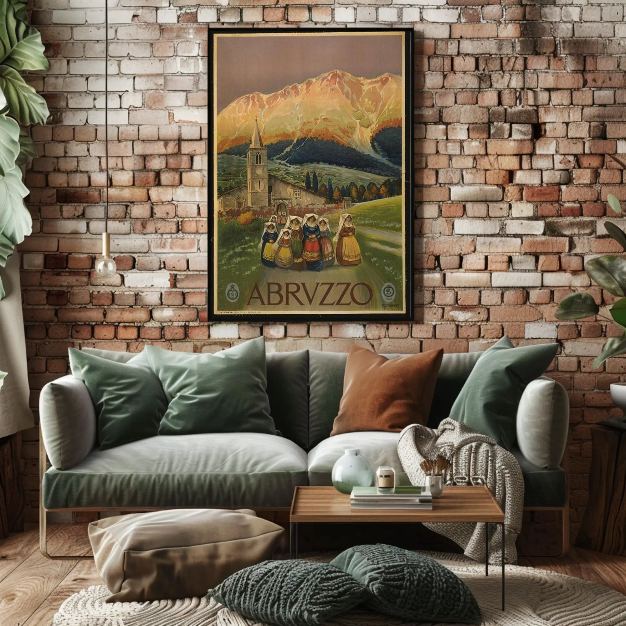 Abruzzo Scenic Art Print Poster for Home Decor and Travel Enthusiasts PosterGoat