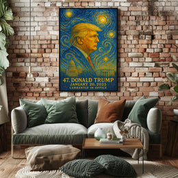 Donald Trump Visionary Through the Twilight Poster