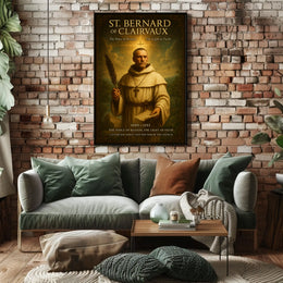 St. Bernard Of Clairvaux The Voice Of Poster