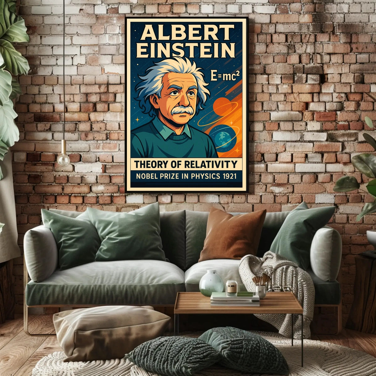 Albert Einstein Nobel Prize In Physics Poster