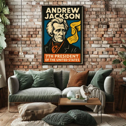 Andrew Jackson 7th President Poster