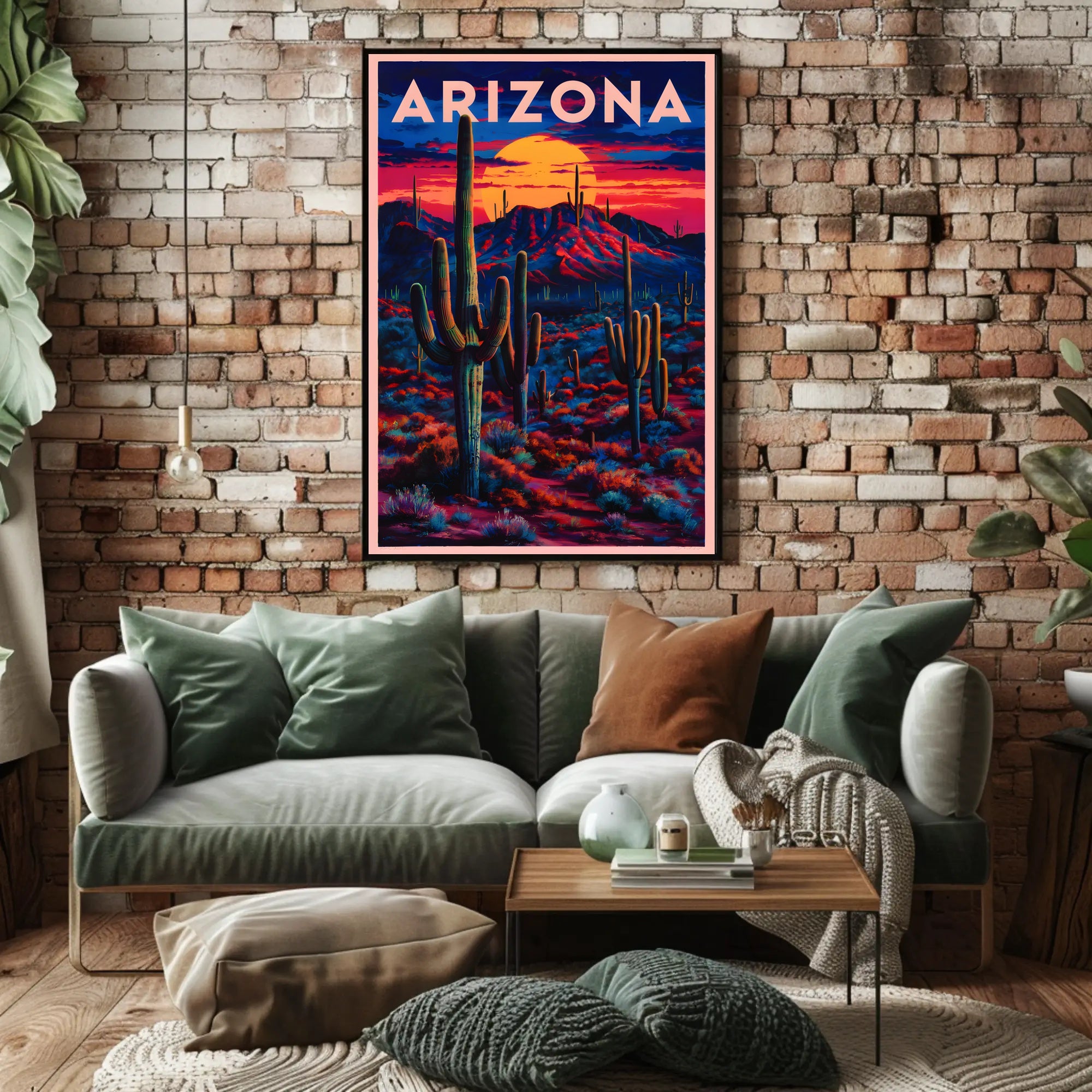 Arizona Sunset Landscape Poster