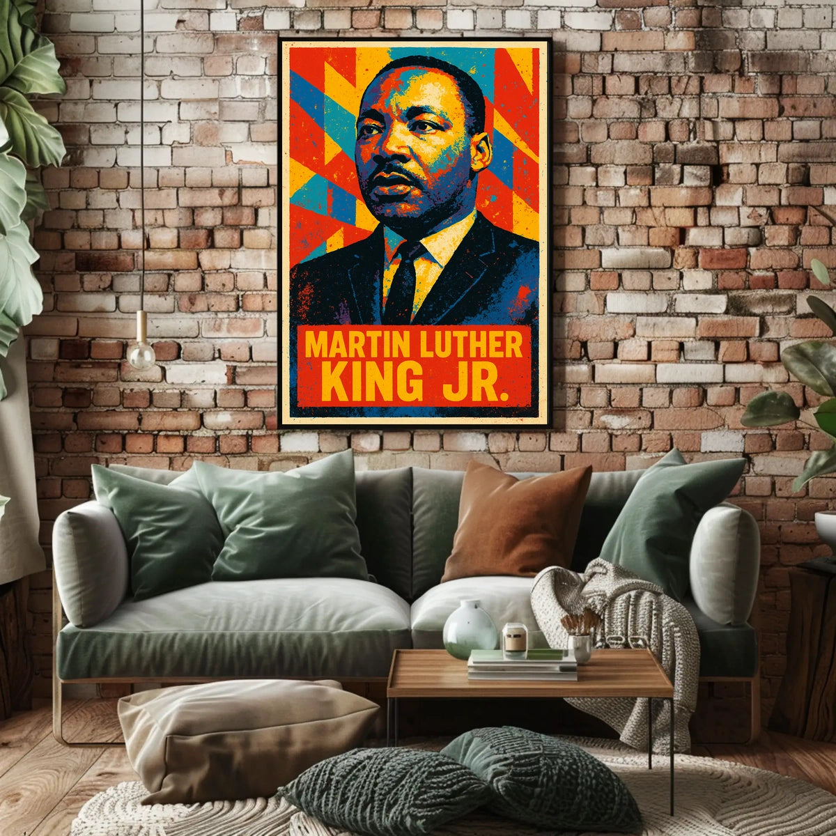 Martin Luther King Jr. Iconic Leader Poster