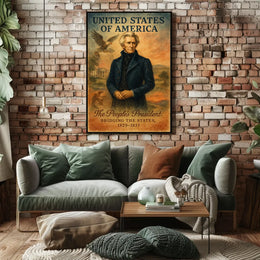 PUNITED ‘ATES Satirical American Culture Poster