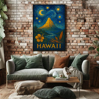 Starry Night in Hawaii Poster
