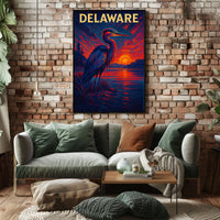 Delaware Sunset Poster