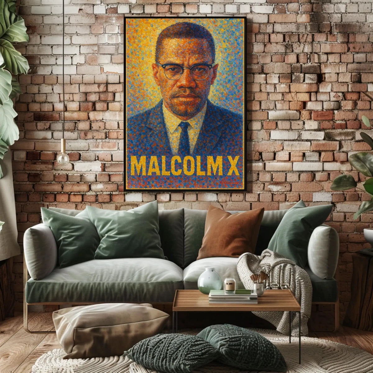 Malcolm X A Vision In Color Poster