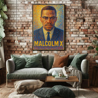 Malcolm X A Vision In Color Poster