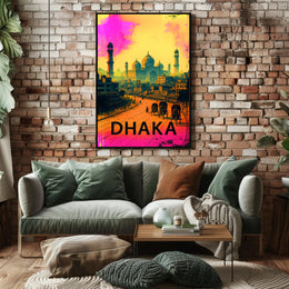 Dhaka Cityscape Poster PosterGoat