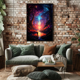 Enchanted Forest Journey Poster