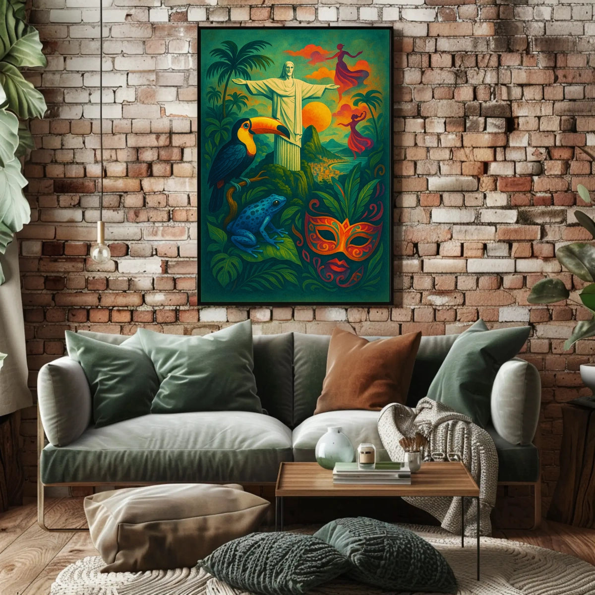 Vibrant Brazil Poster