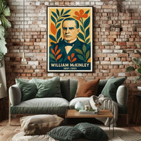 William McKinley Patriotic Vintage Modern Poster