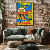 South Beach, Florida Poster PosterGoat