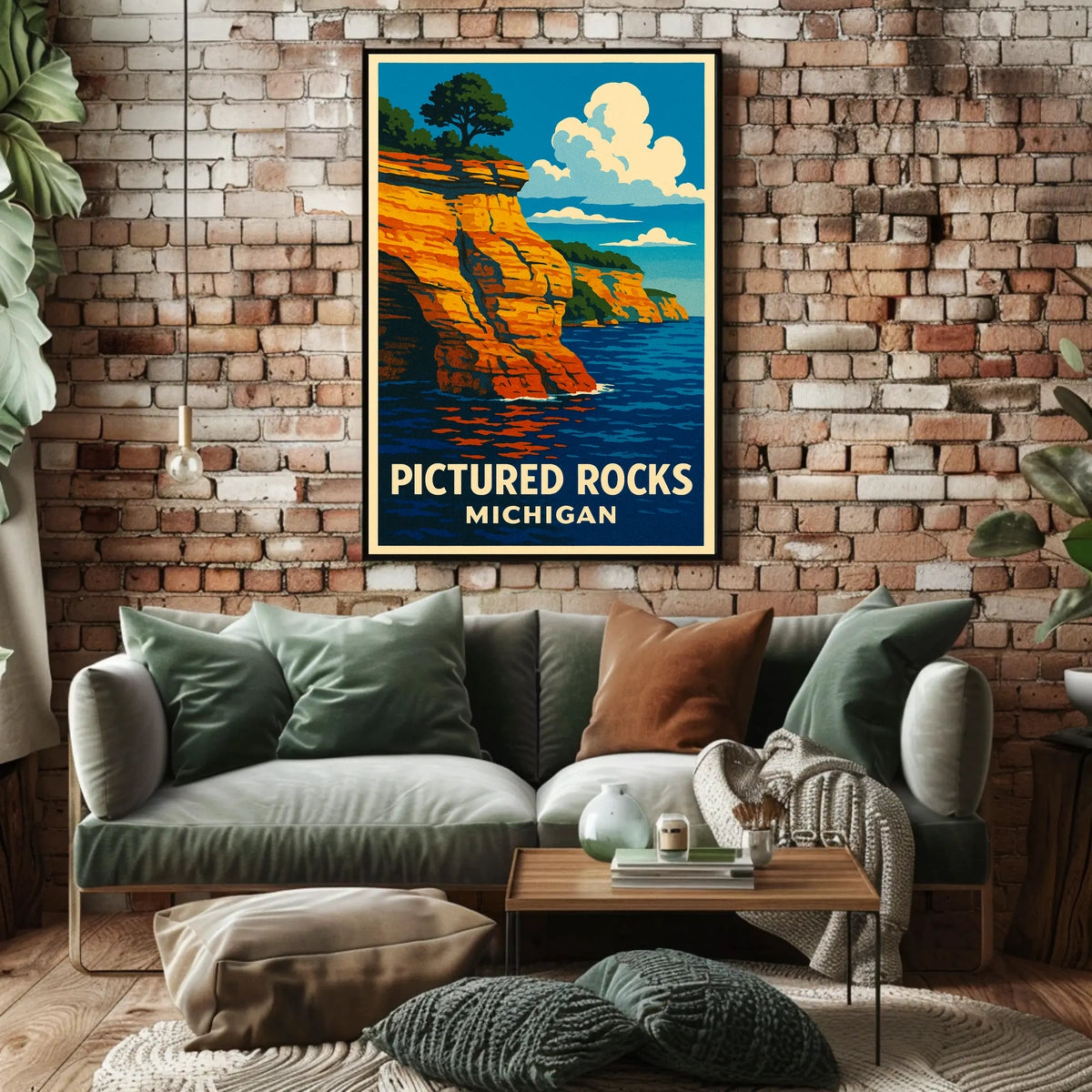 Pictured Rocks, Michigan Poster
