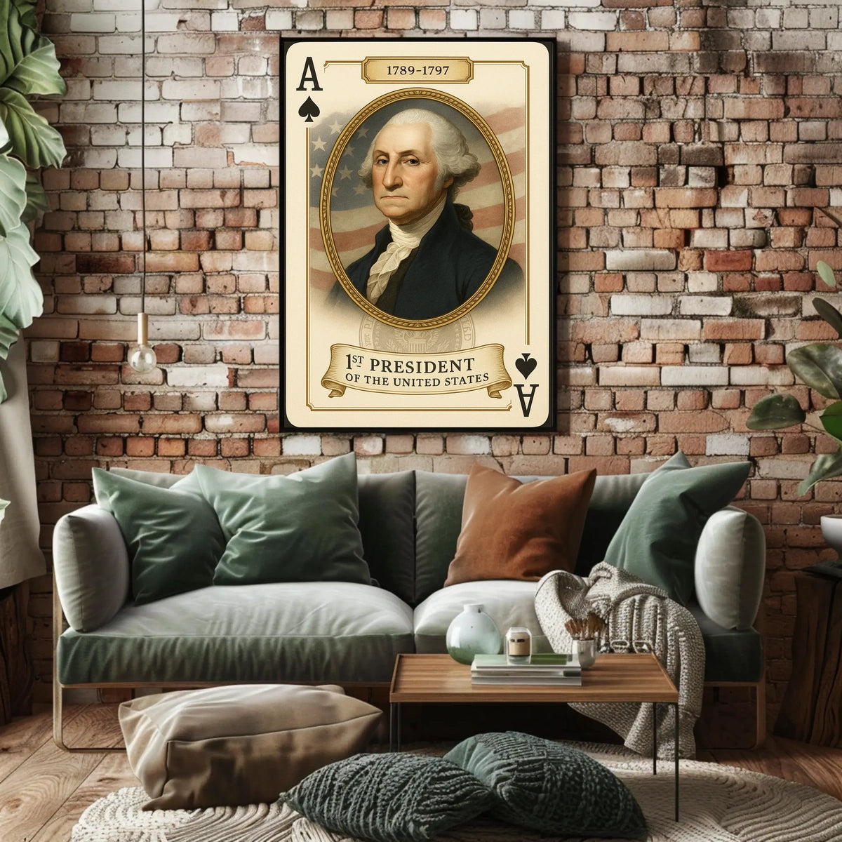 George Washington First President Poster