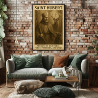 Saint Hubert Patron Of Hunters Poster