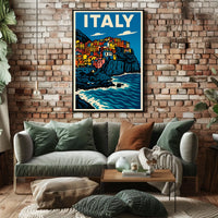 Vibrant Italy Poster