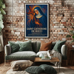 Saint Catherine de Ricci Dominican Mystic Poster