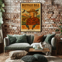 Buffalo Bill Legendary Heritage Adventure Poster Wall Art
