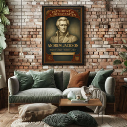 Andrew Jackson President of the United States Poster