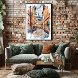 Stockholm Gamla Stan Old Town Sweden Historic Street Poster