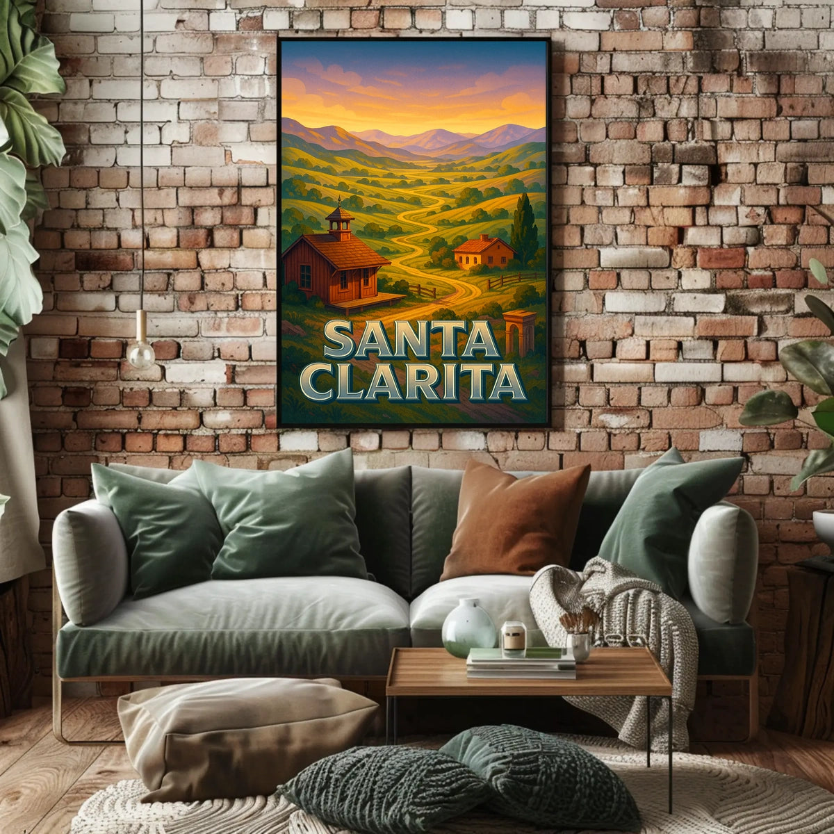 Santa Clarita Scenic Landscape Poster