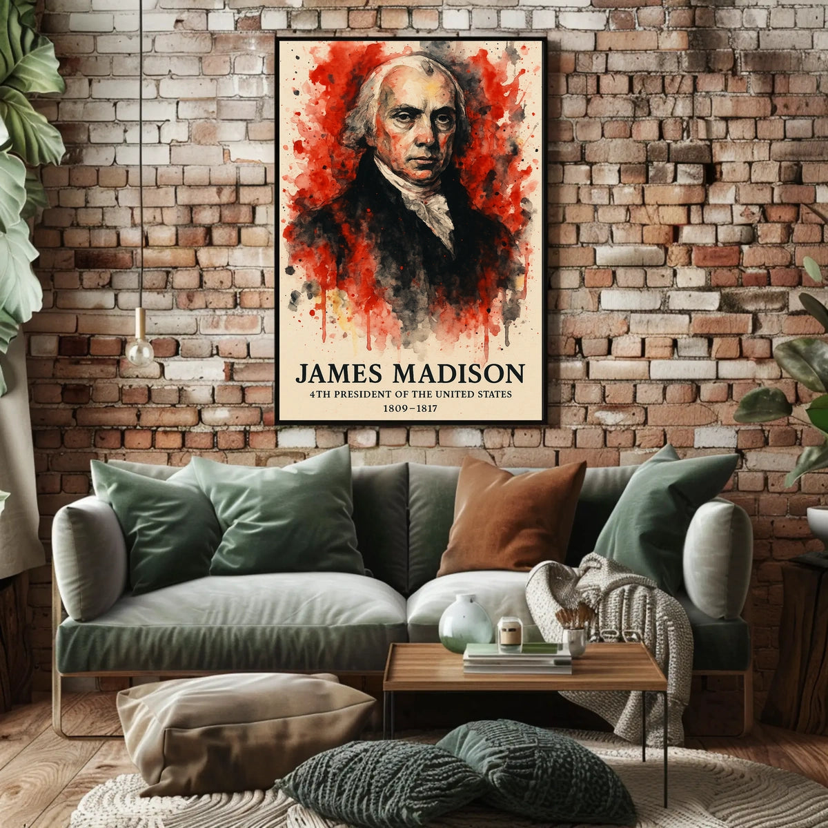 James Madison 4Th President Poster