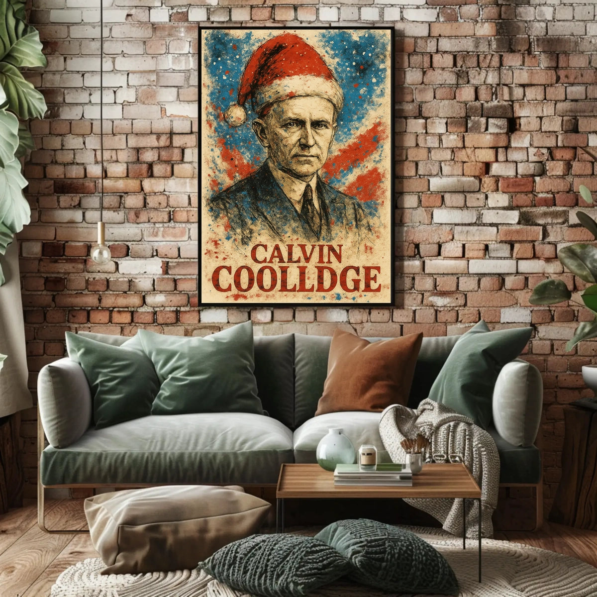 Calvin Coolidge 30th President of the United States Christmas SeriesPoster